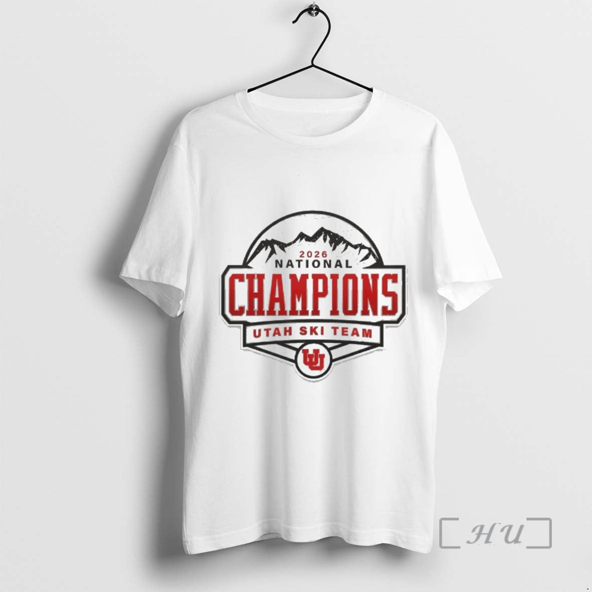 Officials Utah Ski Team 2026 National Champions Logo
