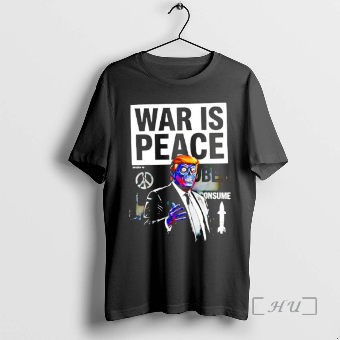 Officials War Is Peace Zombie Trump