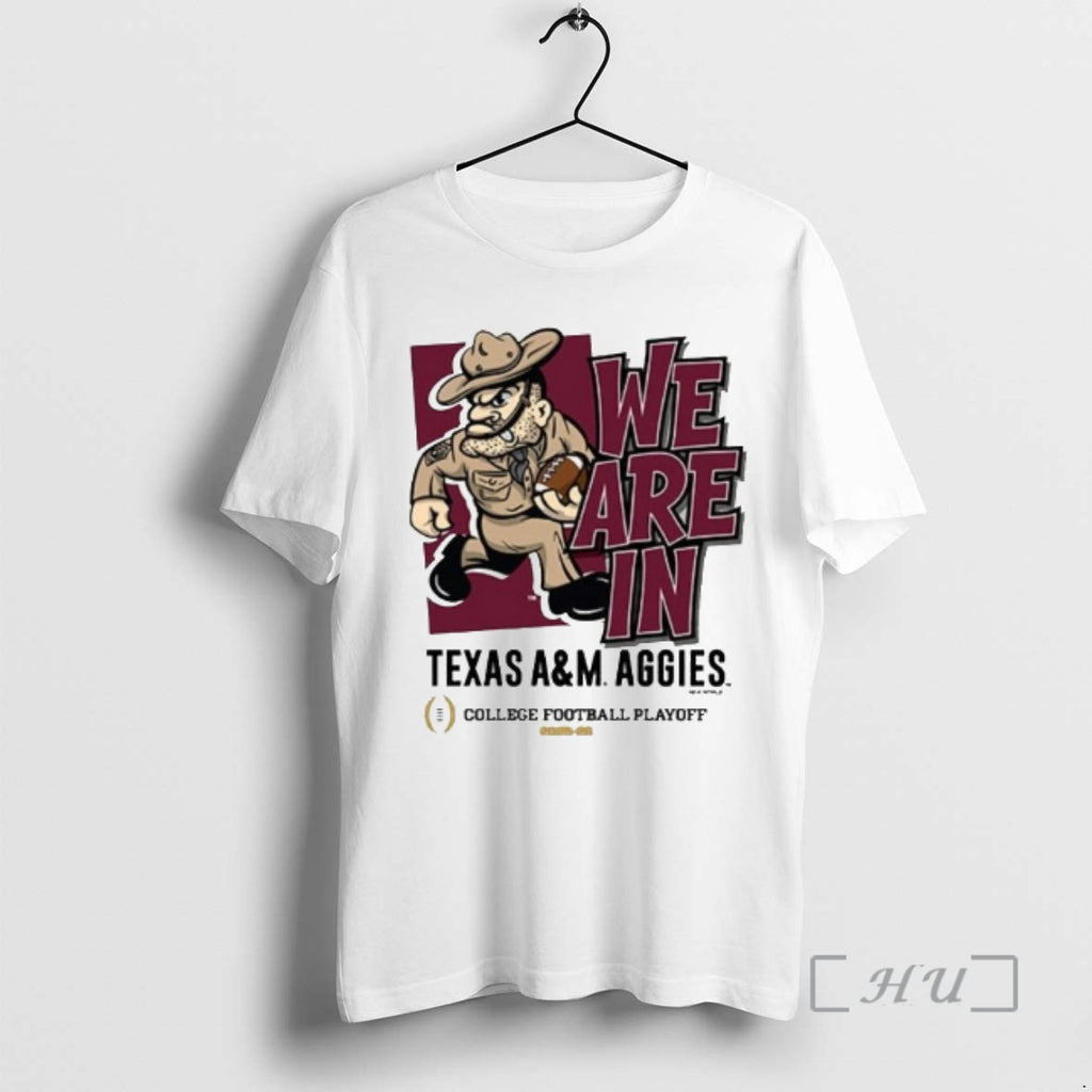 Officials We Are In Texas Am Aggies 2025 Cfp Bound Mascot Premium T Shirts Sweater