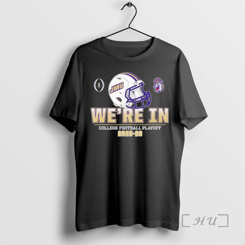 Officials Were In College Football Playoff 2025 2026 James Madison Dukes Helmet Premium T Shirts