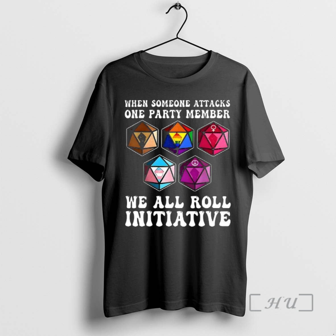 Officials When Someone Attacks One Party Member We All Roll Initiative Dice Dungeon And Dragon T-Shirts, Hoodie, Sweatshirt