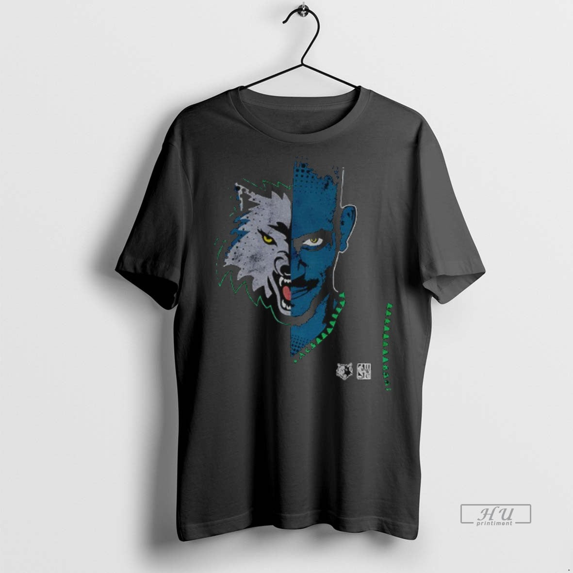 Officials Wolf X Kevin Garnett Face Off Minnesota Timberwolves Basketball Nba T Shirt Sweater