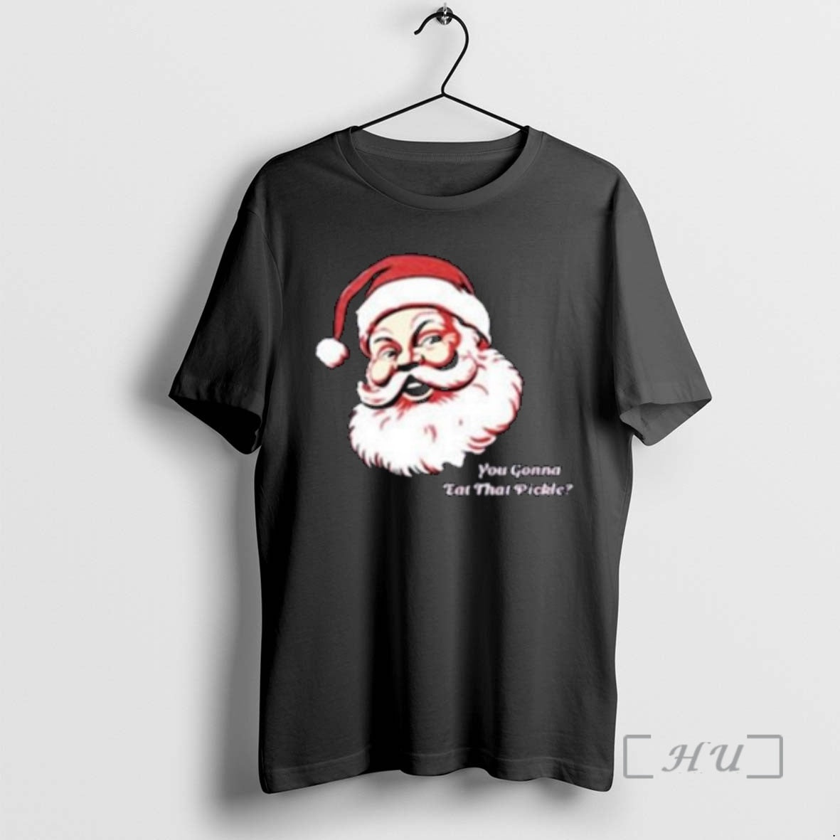Officials You Gonna Eat That Pickle Santa Claus Circle Black T-Shirts, Hoodie, Sweatshirt | WearSparks.com