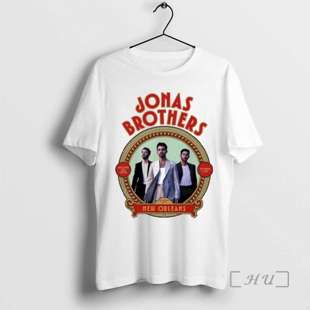 Officials Jonas Brothers Smoothie King Center New Orleans La Dec 6 2025 Premium T Shirts