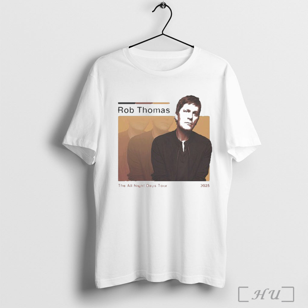 Officials Rob Thomas The All Night Days Tour 2025 S Men T Shirt