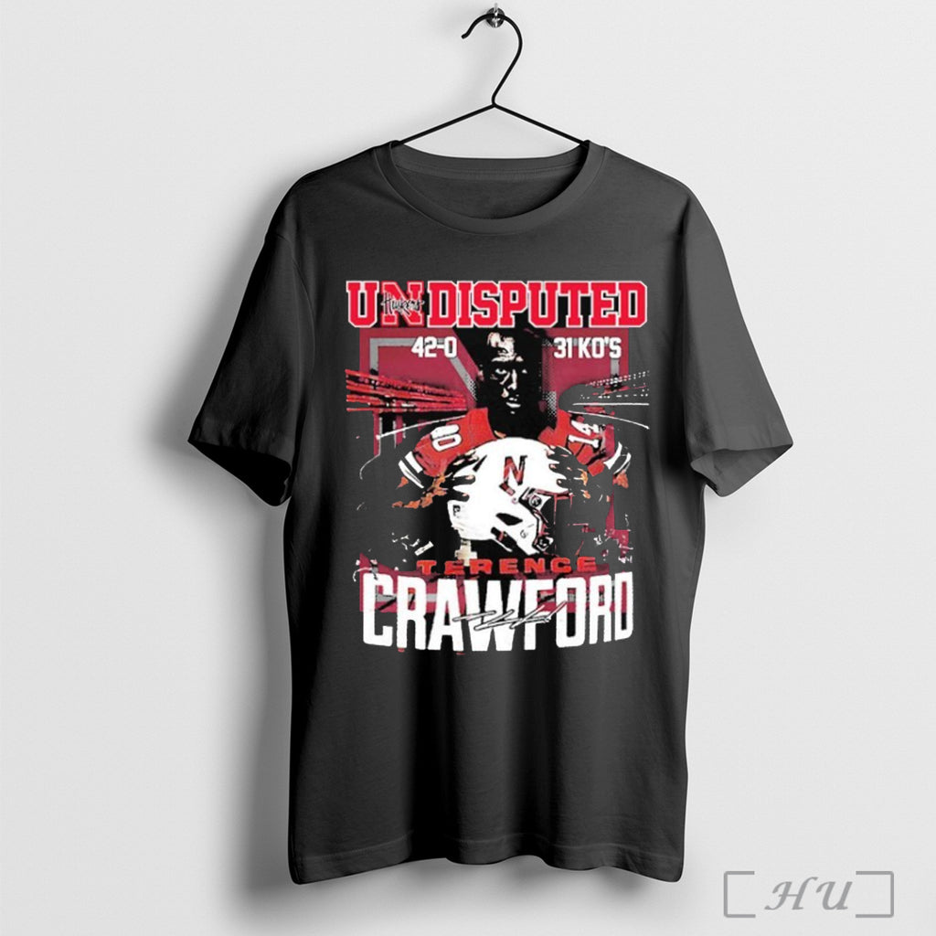 Officials Undisputed Terence Bud Crawford 42 0 Huskers S Men T Shirt