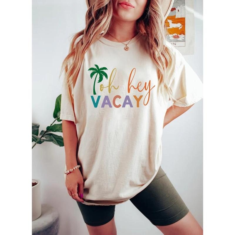 Oh Hey Vacay Shirt, Vacay Shirts, Mommy and Me, Summer Shirt, Mom Daughter Shirt, Cruise Shirt, Matching Outfits, Matching Tees,Vacation Tee