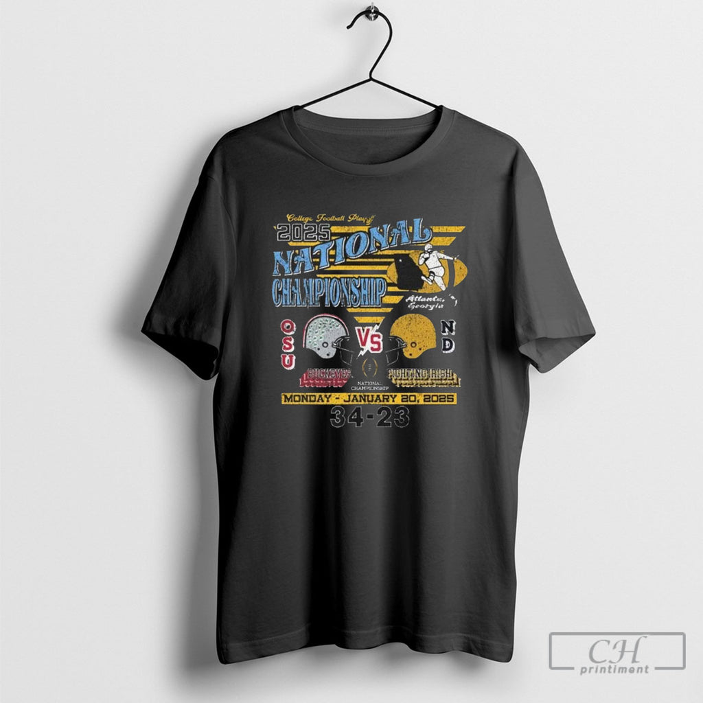 Ohio State Vs Notre Dame 2025 Cfp National Championship Game Matchup Shirt Sweater