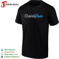 Ohio state pride OakleyFans blue typography graphic shirt
