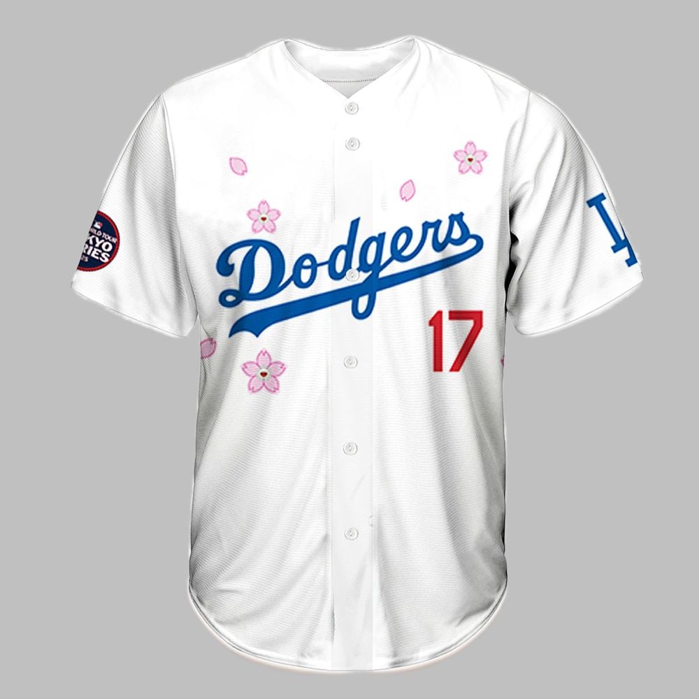 Ohtani 17 Dodgers World Tour Tokyo Series Jersey - Grishko.com