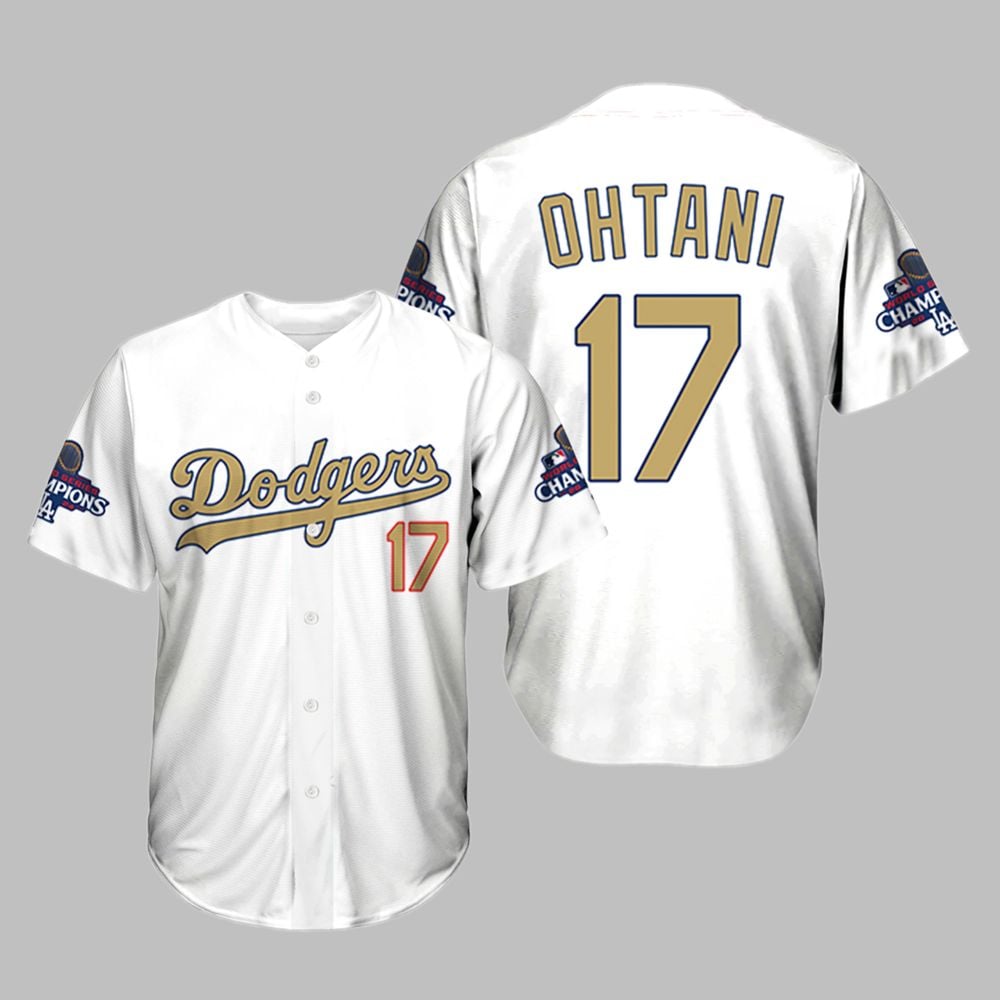 Ohtani Dodgers Gold Jersey 2025 - Grishko.com T-Shirts, Hoodie, Sweatshirt | WearSparks.com (Image 1)