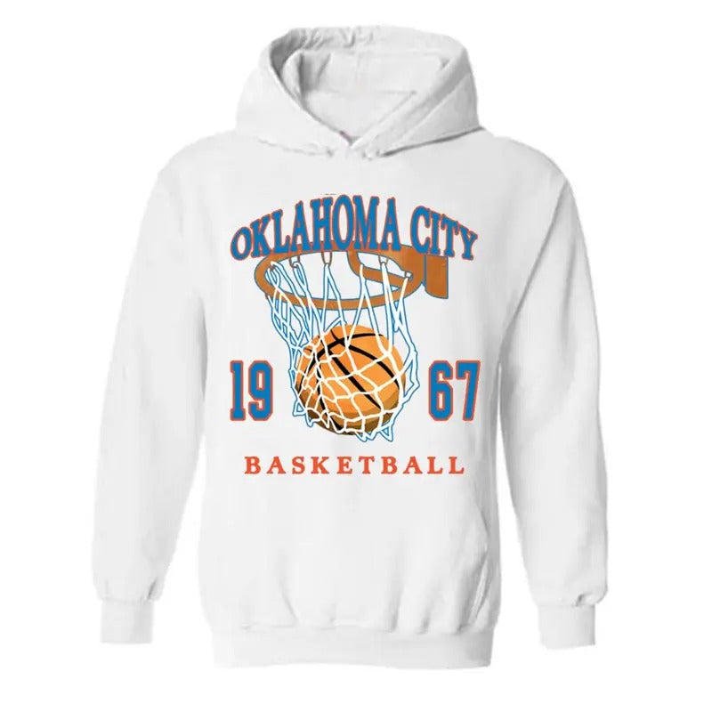 Oklahoma Basketball Sweatshirt, Oklahoma Basketball Shirt, Vintage Style Oklahoma Basketball shirt, Oklahoma Basketball Gift