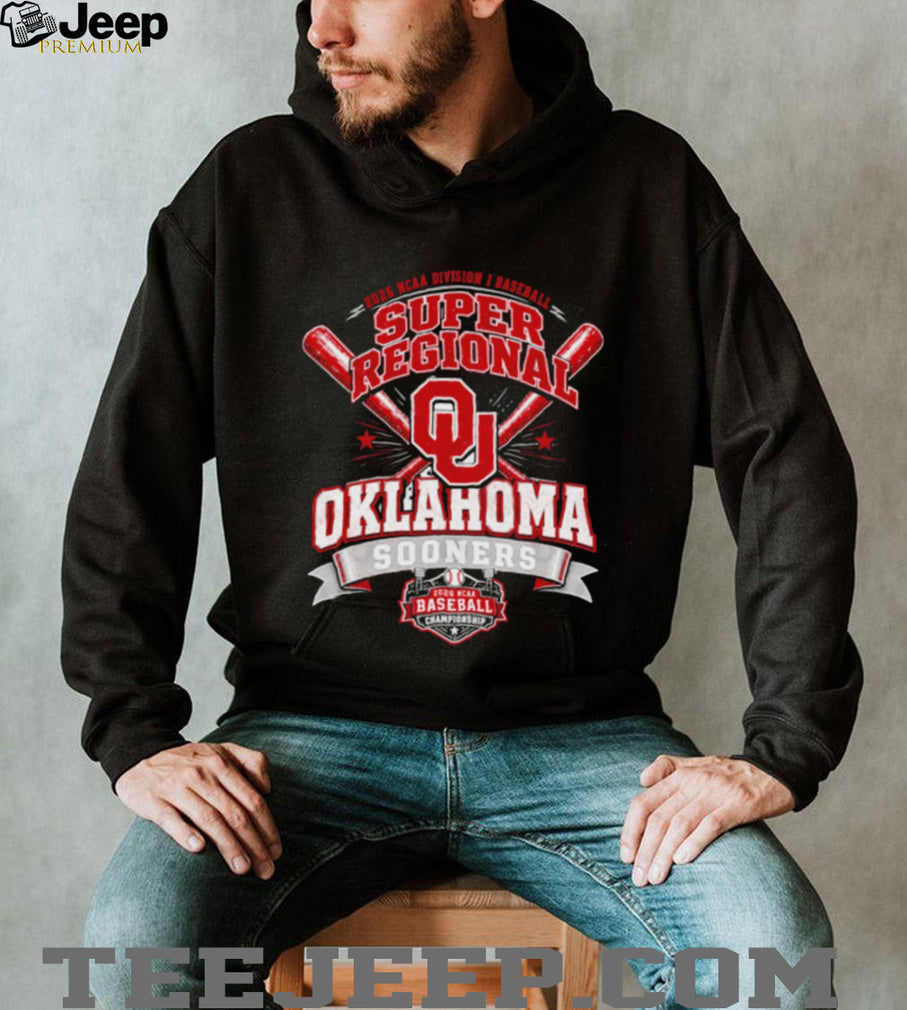 Oklahoma Sooners Champion 2026 NCAA Division I Baseball Super Regionals shirt