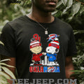 Oklahoma Sooners and OKC Thunder Cartoon Fans T Shirt