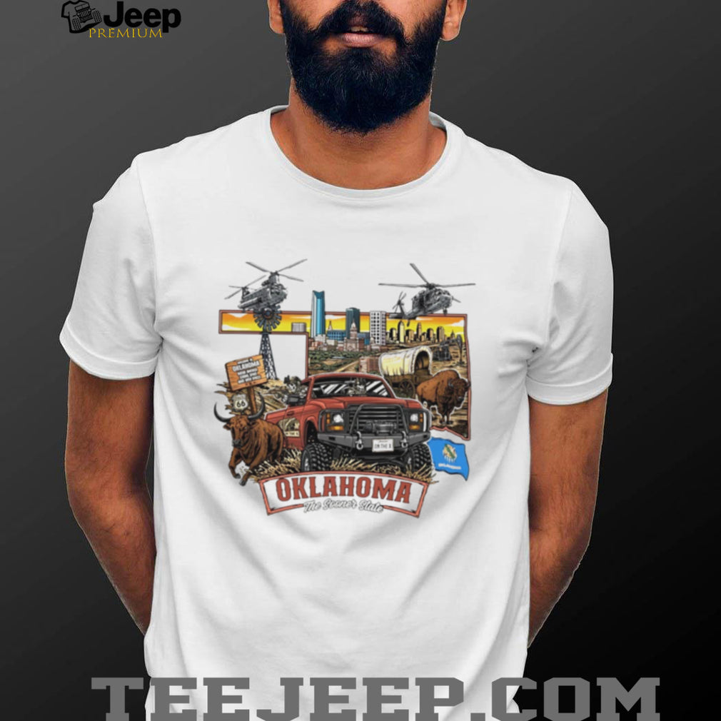 Oklahoma The Sooner State Offroad Truck Heritage T Shirt