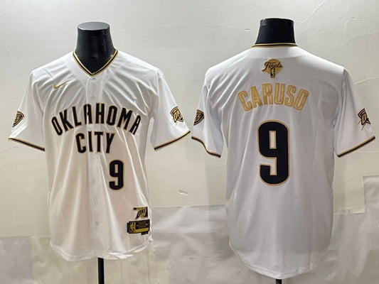 Oklahoma City Thunder #9 Alex Caruso nba Collaboration Style 1