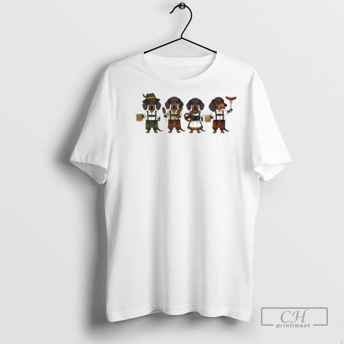 Oktoberfest Dachshund Cute Sausage Dog German T Shirts
