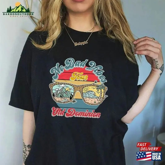 Old Dominion No Bad Vibes Tour 2023 T-Shirt Classic