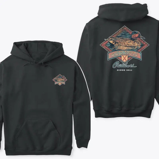 Old Row Sitting Duck Shirt Hoodie Sweatshirt T-shirt, Vintage Duck Hunting shirt, Outdoors Hunting Mallard