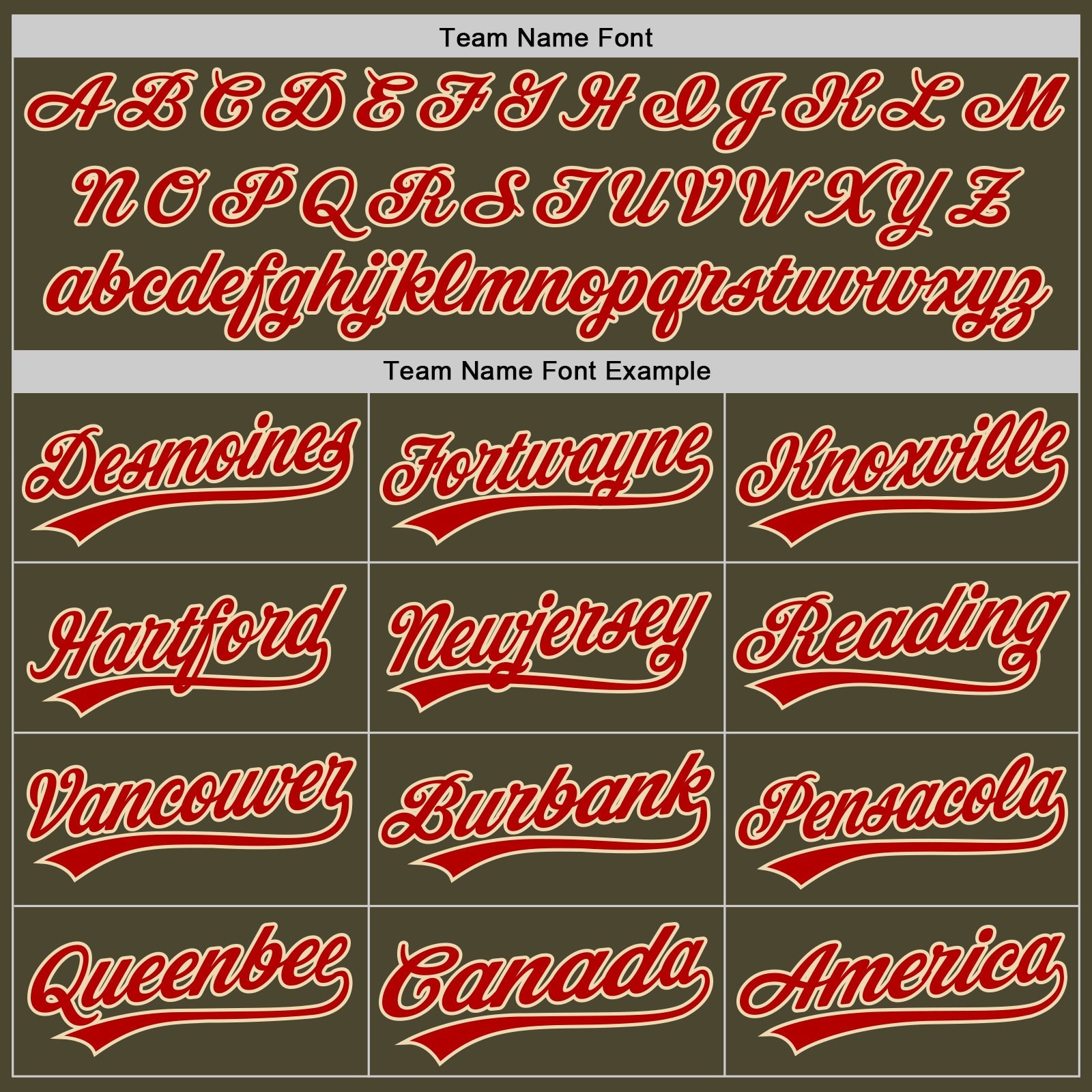 Custom Olive Red-Cream Authentic Throwback Salute To Service Baseball Jersey