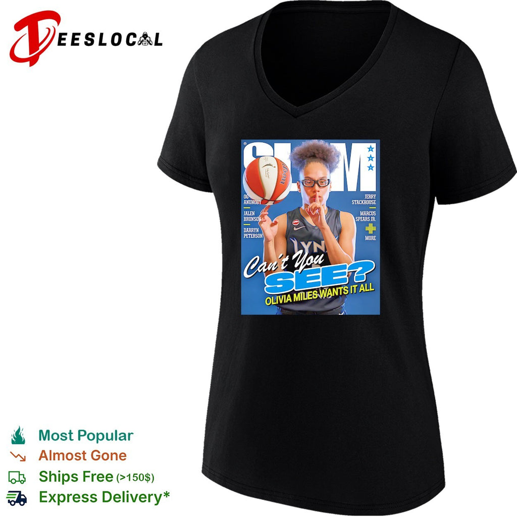 Olivia Miles SLAM cover Minnesota Lynx shirt