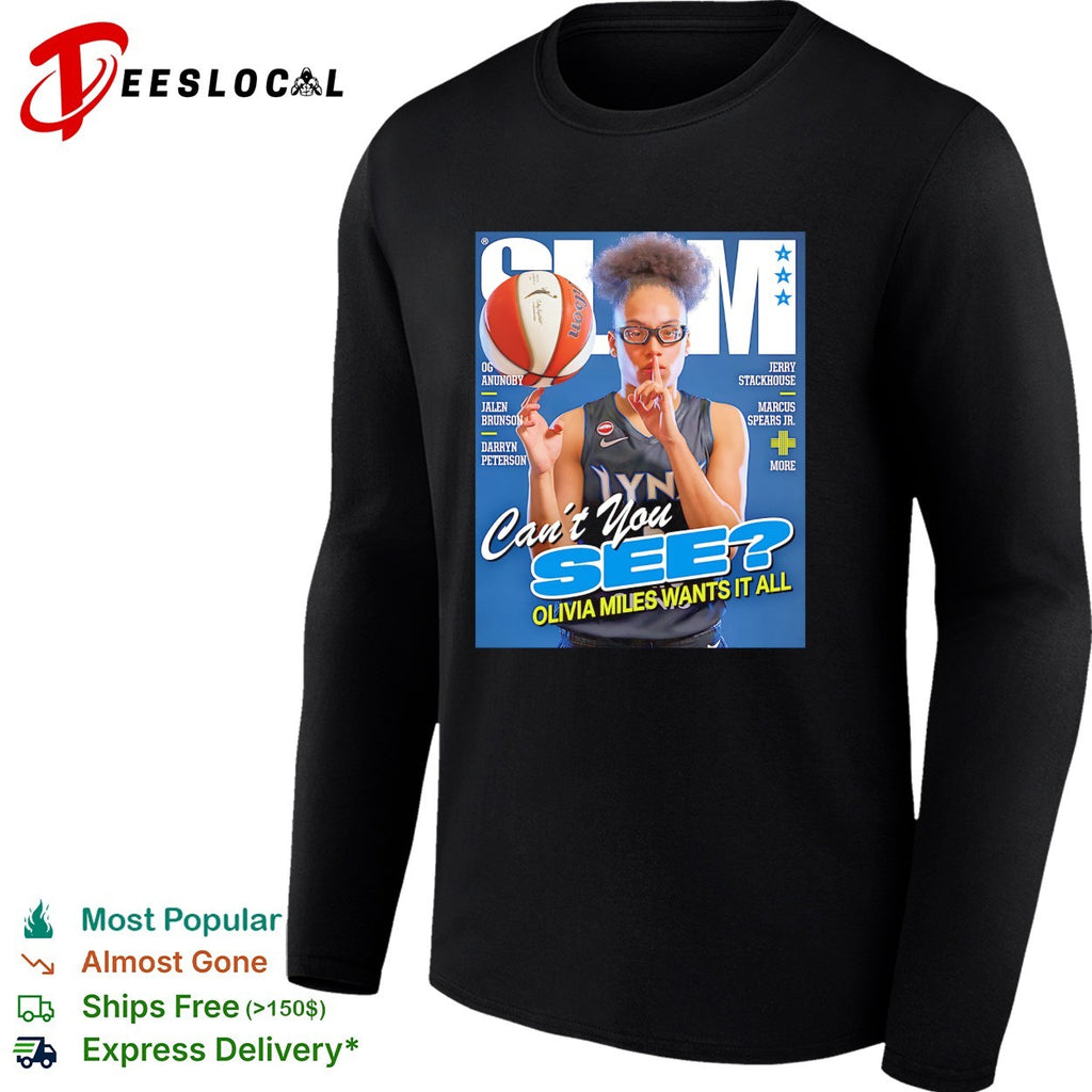 Olivia Miles SLAM cover Minnesota Lynx shirt