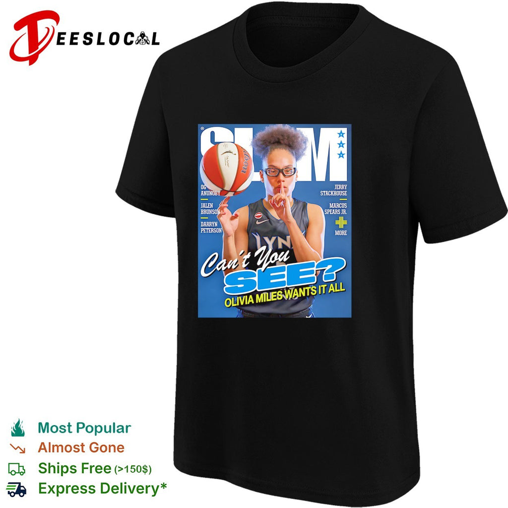 Olivia Miles SLAM cover Minnesota Lynx shirt