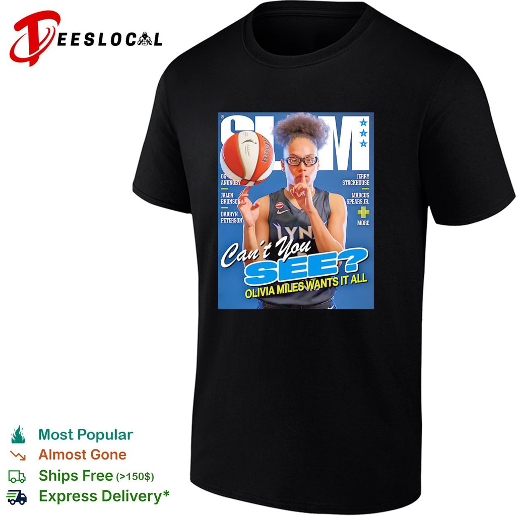 Olivia Miles SLAM cover Minnesota Lynx shirt