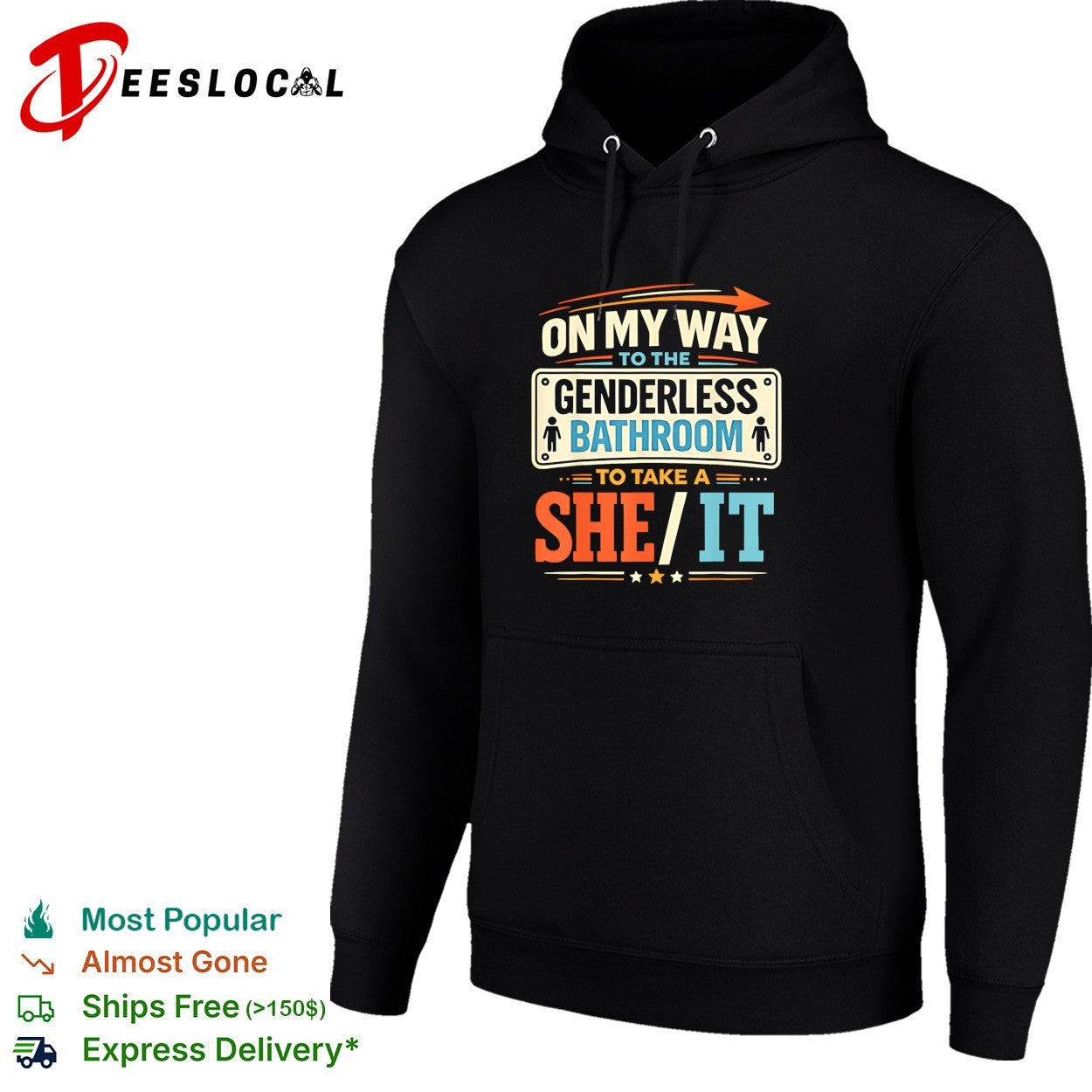 On my way to the genderless bathroom shirt