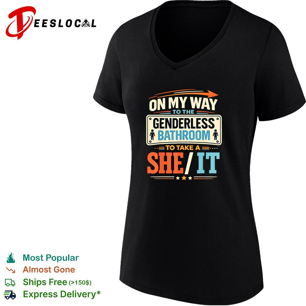 On my way to the genderless bathroom shirt