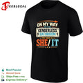 On my way to the genderless bathroom shirt