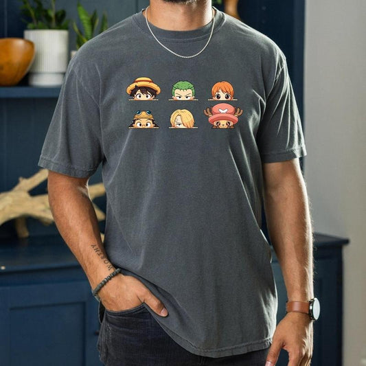 One Piece T-Shirt, One Piece Friend Tee, Luffy Shirt, Straw Hat Shirt Sweatshirt, Hoodie, Comfort Colors