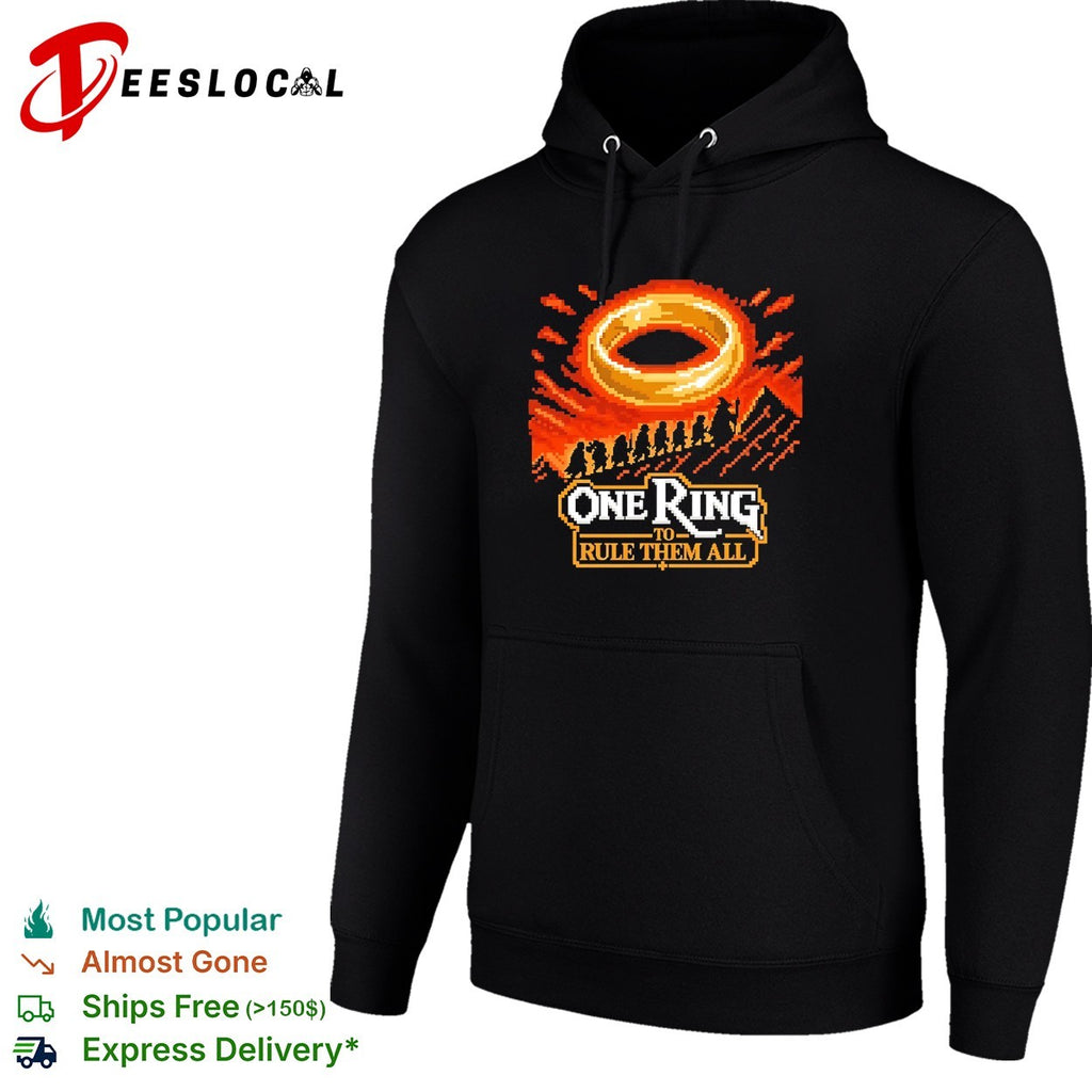 One ring to rule them all pixel fellowship shirt
