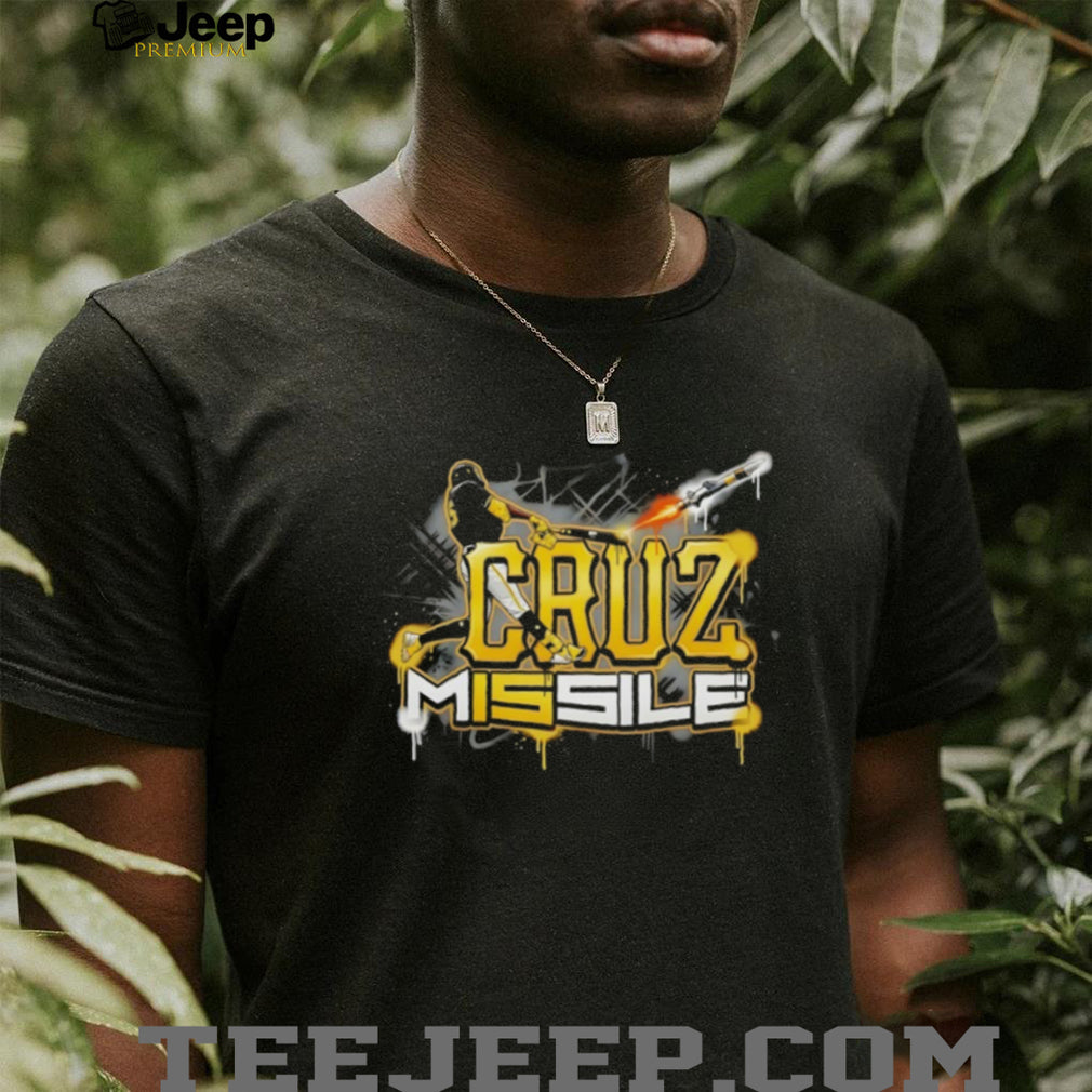 Oneil Cruz Cruz Missile Pittsburgh Baseball Fan Apparel Graffiti Style Vintage Men T Shirt