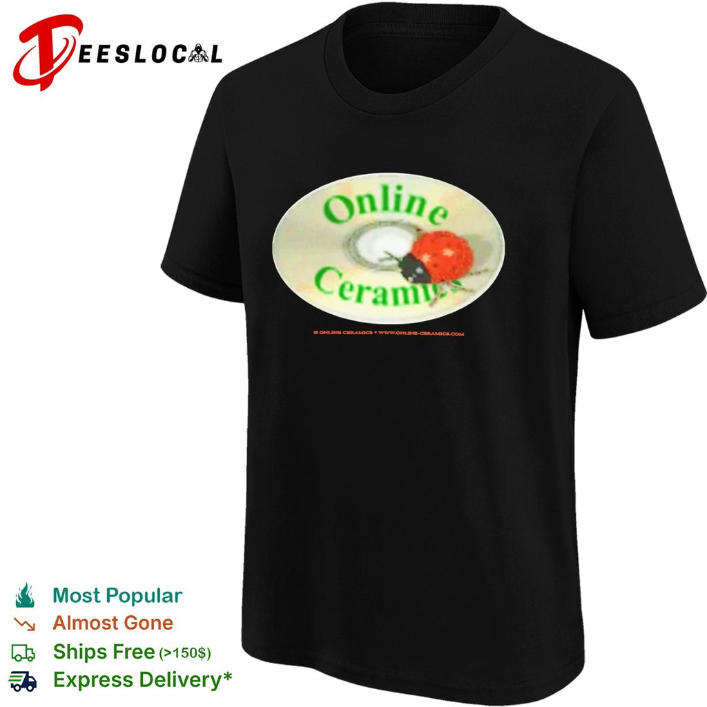 Online Ceramics Ladybug Logo Streetwear shirt