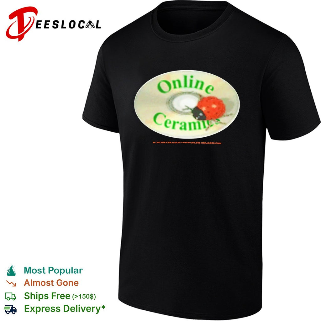 Online Ceramics Ladybug Logo Streetwear shirt