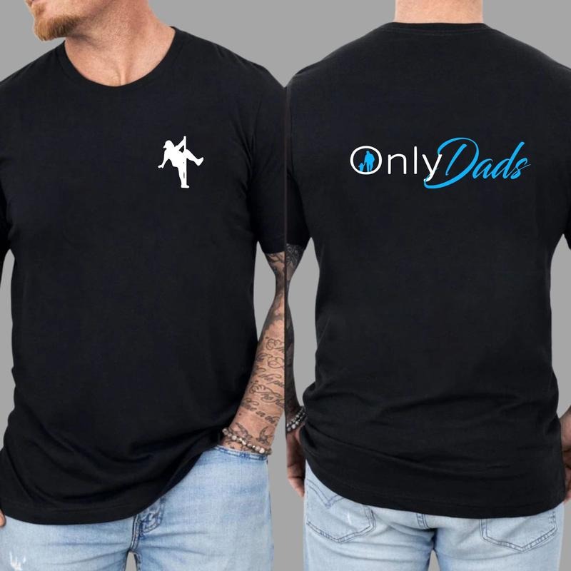 OnlyDads Shirt Black Menswear - Father's day - Dad's gift Hoodie, Sweatshirt | WearSparks.com