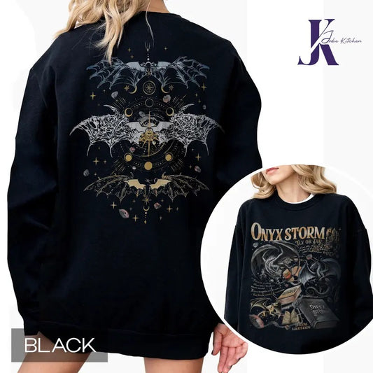 Onyx Storm Brave The Dark Comfort Colors T-Shirt, Fourth Wing Series Tee For Fan, Violet Sorrengail Dragon Rider, Gift...