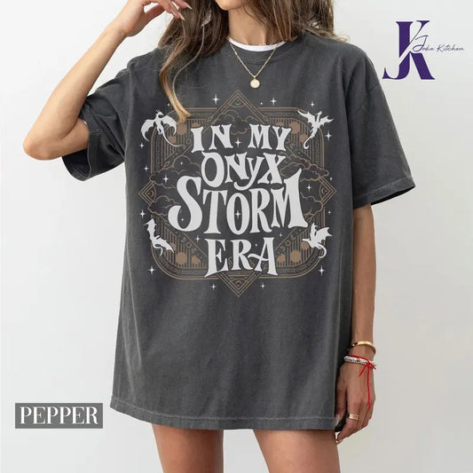 Onyx Storm Comfort Colors Shirt, Fourth Wing Merch, Basgiath War College TShirt, Dragon Lover Shirt, Fourth Wing Xaden...