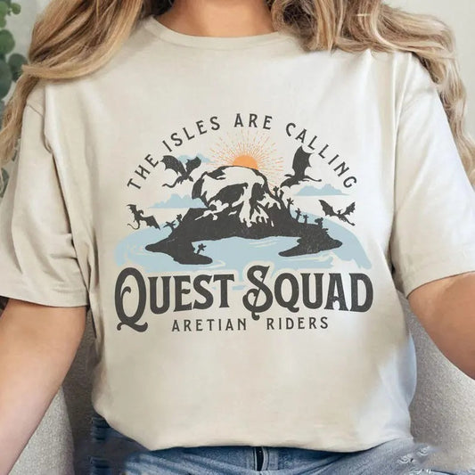 Onyx Storm Comfort Colors Shirt, Quest Squad tee Fourth Wing Merch Xaden Riorson clothes Violet bookish top romantasy fan Ridoc tshirt