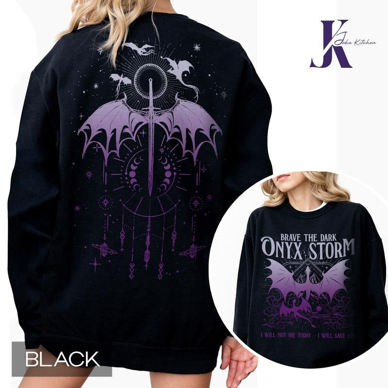 Onyx Storm Sweatshirt, Fourth Wing Series Shirt, Violet Sorrengail Shirt, Fourth Wing Shirt, Basgiath War College,I Will...