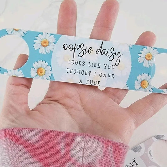 Oopsie Daisy Bottle Opener - Funny Bar Key - Bartender Gift - Bar Accessories Kitchen Utensils