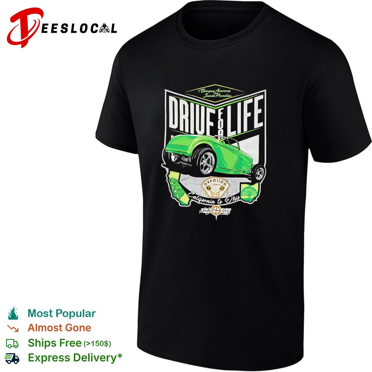 Opposing Cylinders Drive For Life Kugel Muroc shirt