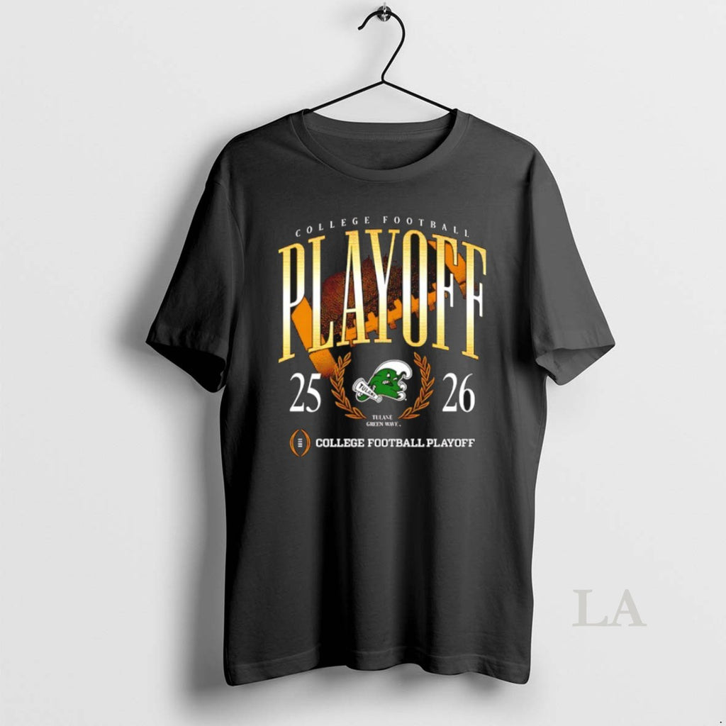 Original 2025 2026 College Football Playoff Tulane Green Wave Crest