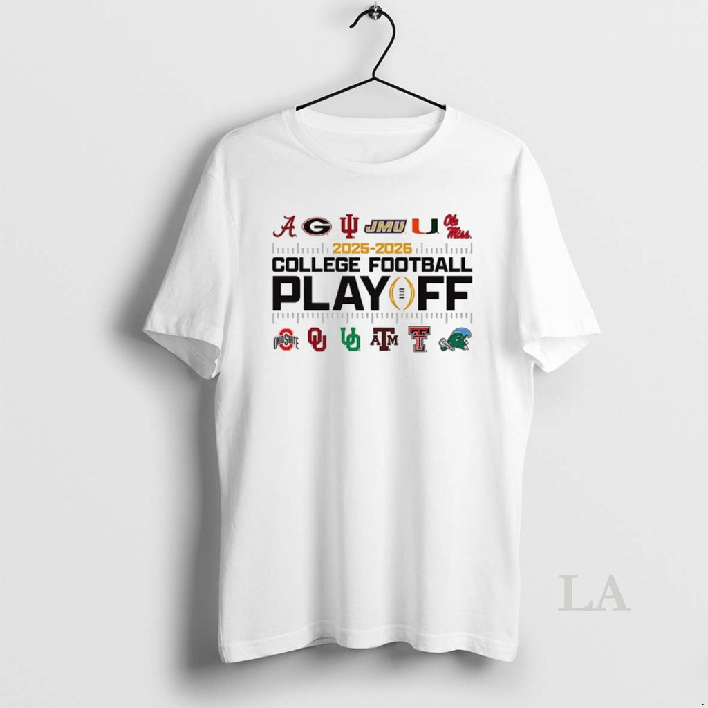 Original 2025 2026 College Football Playoff 12 Team Logo