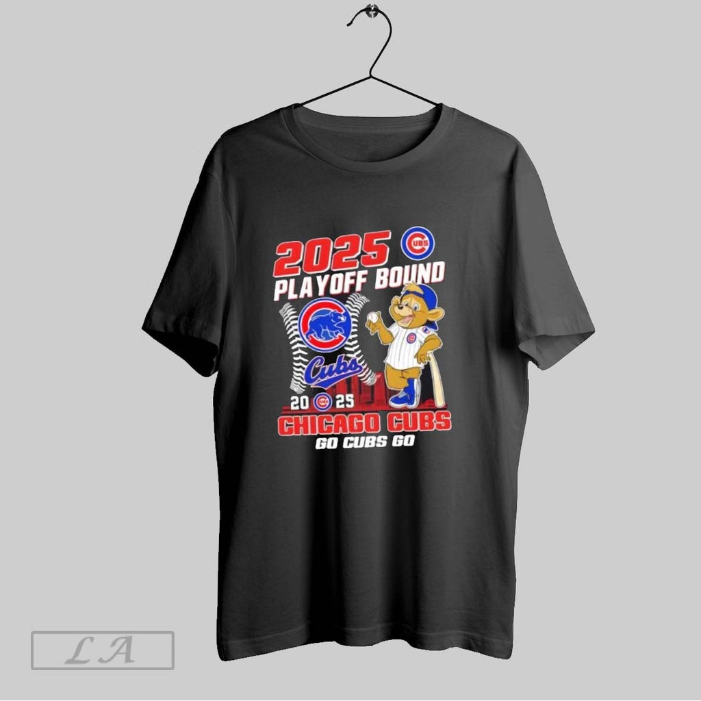 Original 2025 Playoff Bound Chicago Cubs Mascot Go Cubs Go