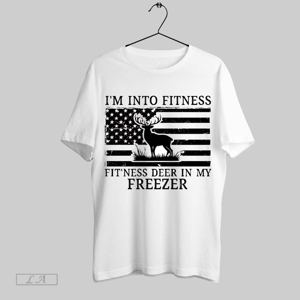 Original American Flag Im Into Fitness Fitness Deer In My Freezer