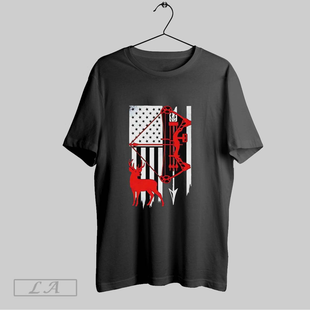Original American Flag Deer Hunting And Arrows