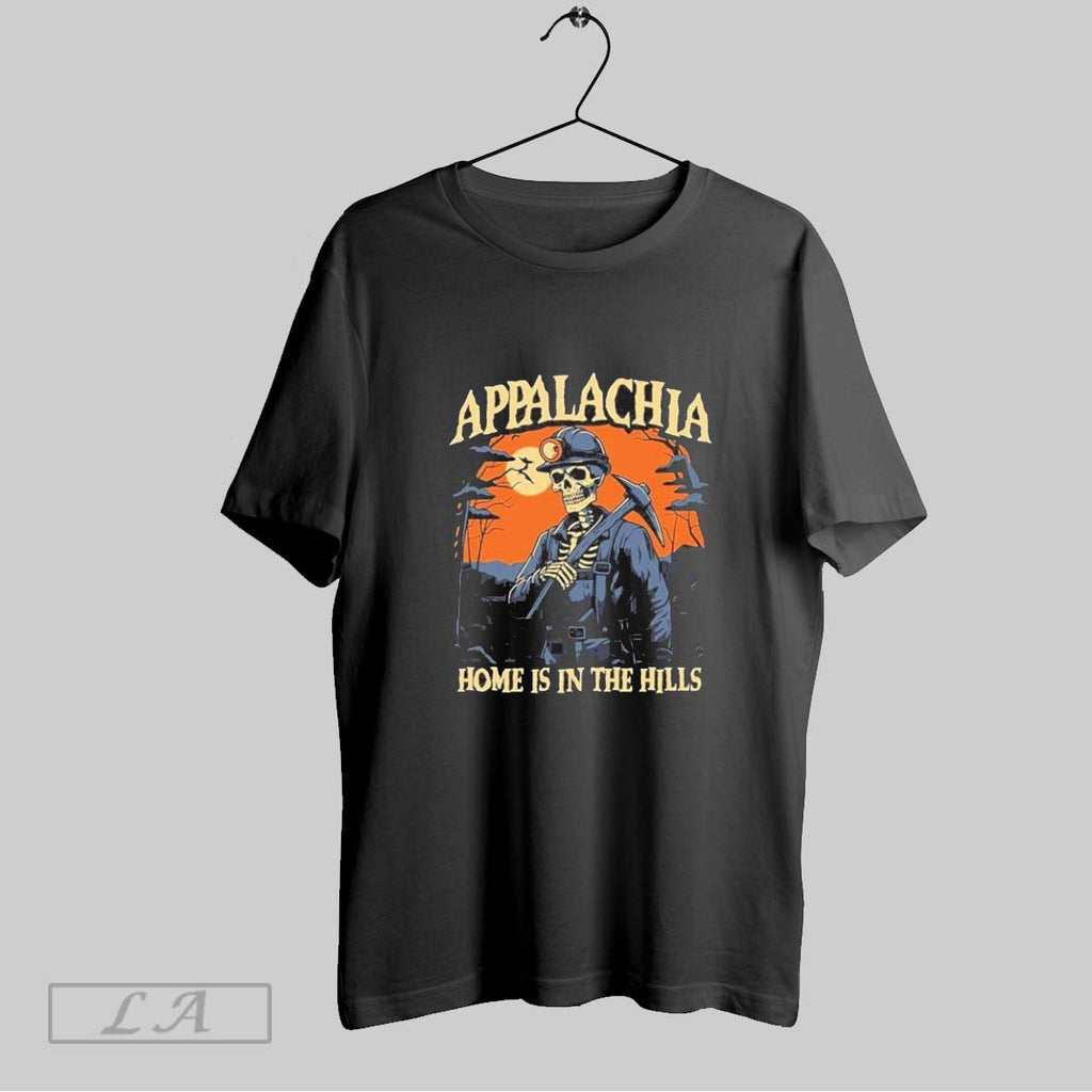 Original Appalachian Skullminer Home Is In The Hills Halloween