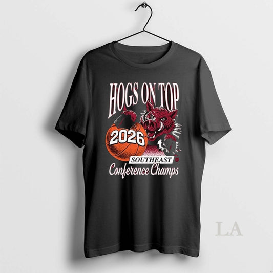 Original Arkansas Basketball Hogs On Top Southeast Conference Champs 2026
